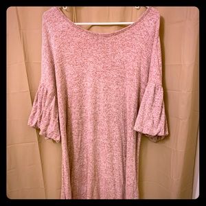 Lane Bryant Super Soft Dress with Puff Sleeves